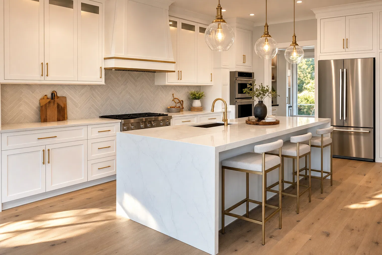 Viking Solutions general contractor completing a kitchen remodel in Washington County, Utah