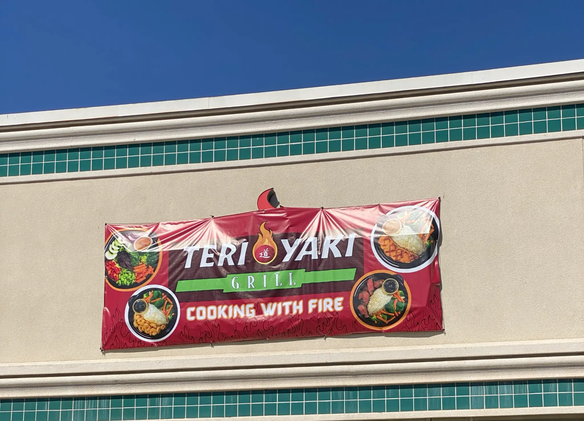 Viking Solutions — Banner Install for Teriyaki Grill