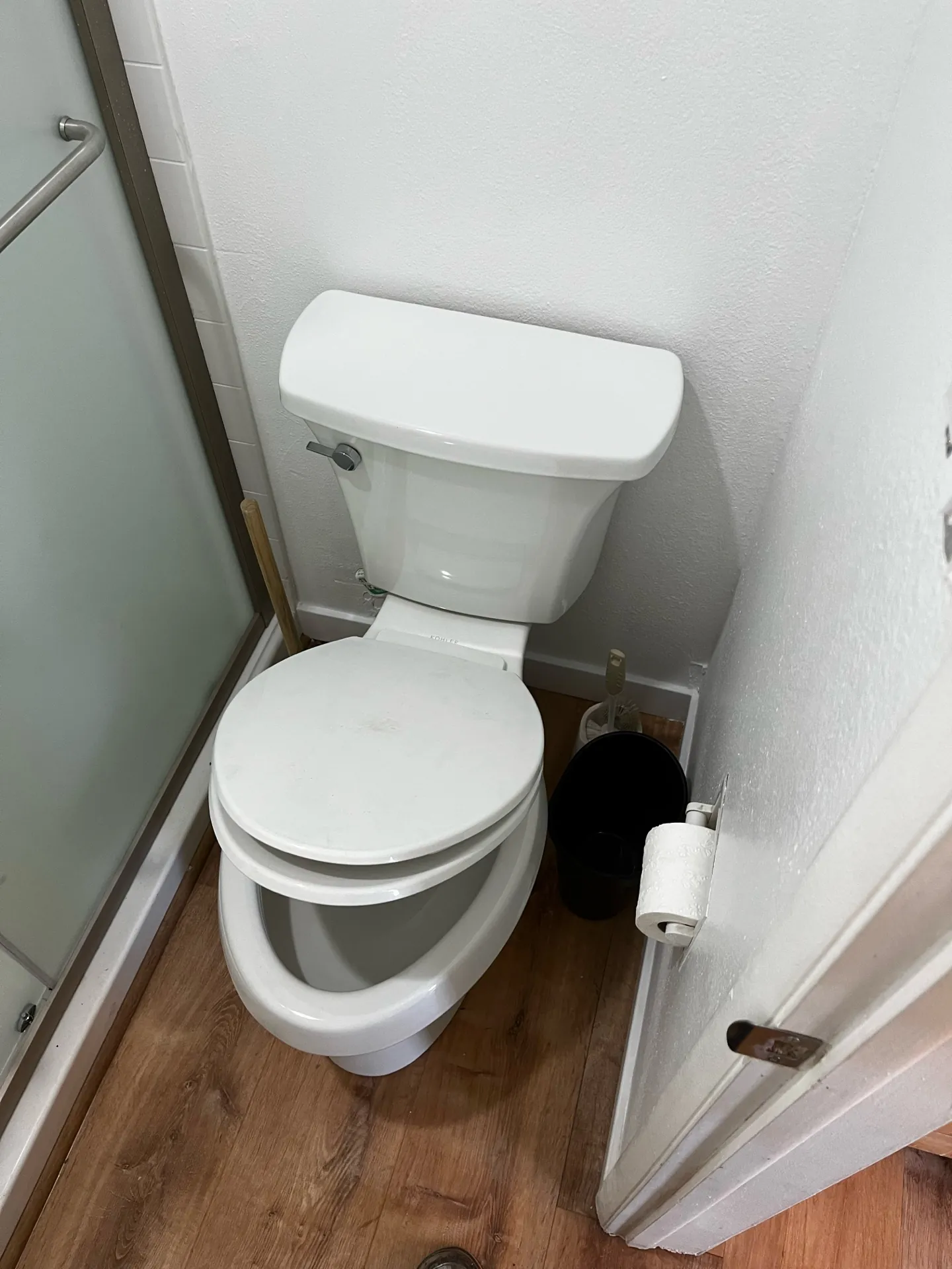 Brian Head studio remodel — finished bathroom detail